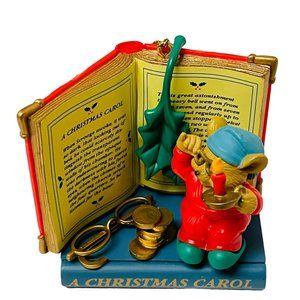 Traditions‎ Collectible Ornament Mouse A Christmas Carol 2.25" x 2.25"